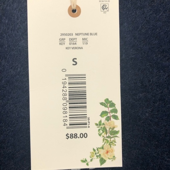 Chelsea & Violet Small Blue Eyelash Puff Long Sleeve Soft Pullover Sweater - Picture 12 of 14